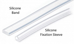 Silicon bands, sponges and sleeves